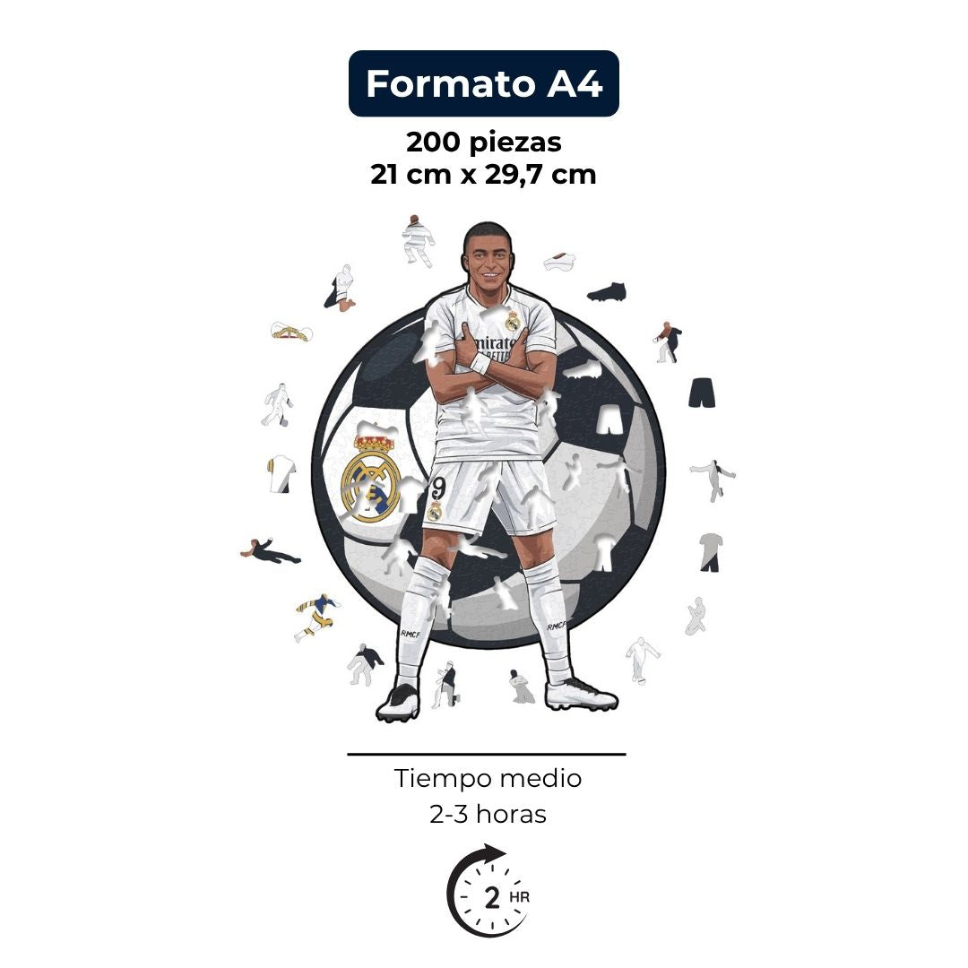 Kylian Mbappé Real Madrid - Leyenda Puzzles